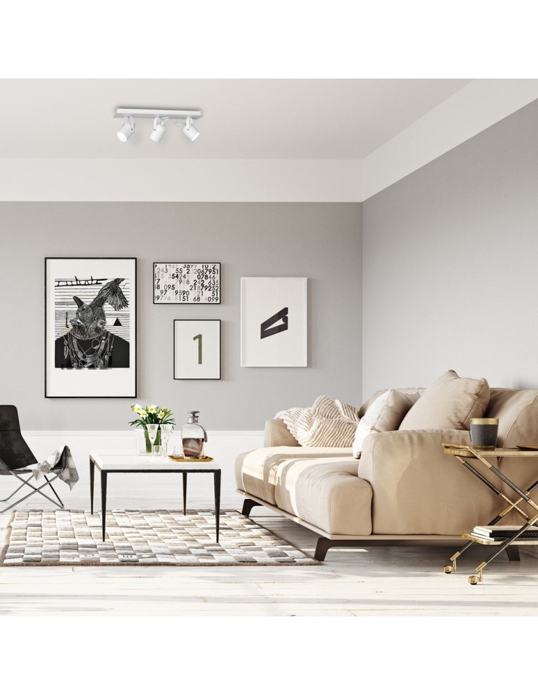 Adjustable ceiling lamps - spots - Milagro PICO WHITE 3xGU10 ceiling lamp MLP991 - product kolory-swiatla.pl 5