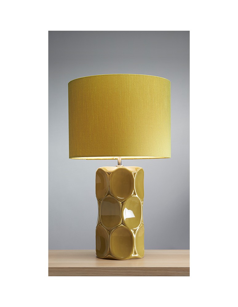 Table lamps with lampshade - LUIS COLLECTION GREEN RETRO 1x60W E27 GREEN RETRO/TL Table lamp - product kolory-swiatla.pl 1