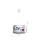 Children's pendant lamps - Milagro CARS pendant lamp 1xE27 MLP851 - product 9
