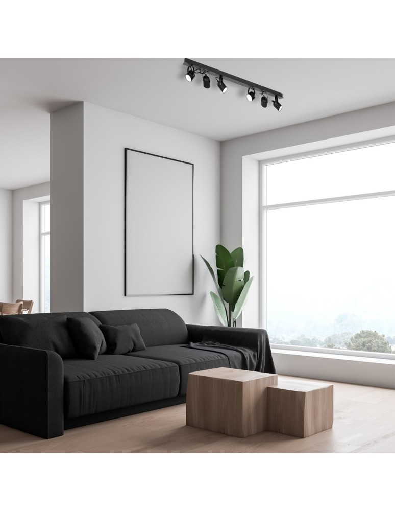 Adjustable ceiling lamps - spots - Milagro PICO BLACK 6xGU10 MLP998 ceiling lamp. - product kolory-swiatla.pl 5