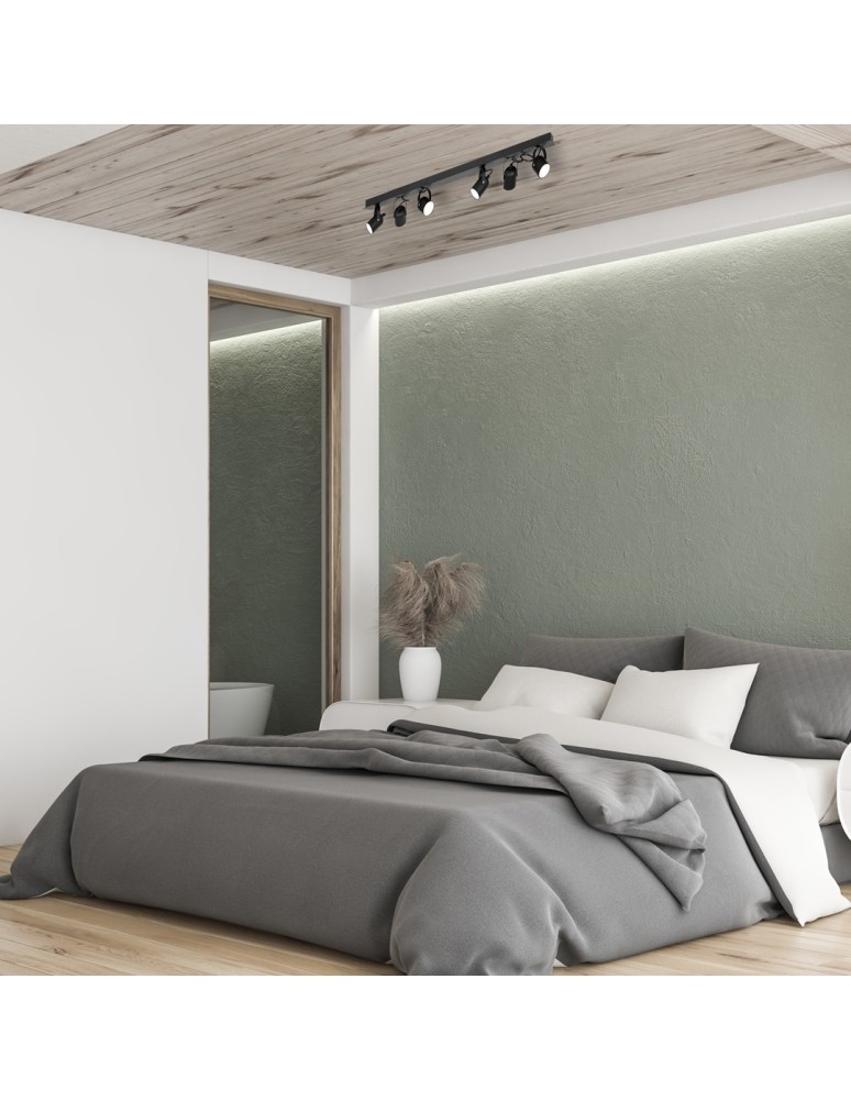 Adjustable ceiling lamps - spots - Milagro PICO BLACK 6xGU10 MLP998 ceiling lamp. - product kolory-swiatla.pl 6