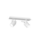 Adjustable ceiling lamps - spots - Milagro PICO WHITE 2xGU10 ceiling lamp MLP990 - product 1