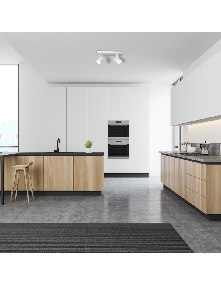 Adjustable ceiling lamps - spots - Milagro PICO WHITE 2xGU10 ceiling lamp MLP990 - product kolory-swiatla.pl 4