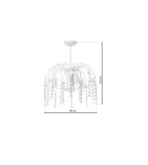 Children's pendant lamps - Milagro LAURA chandelier 3xE14 MLP1136 - product 7