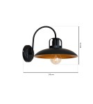 Loft wall lamps - industrial - Milagro Wall lamp FELIX 1xE27 MLP3681 - product 7
