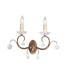 Wall lamps - Elstead Lighting Interior LUNETTA 2x60W E14 LUN2 BRONZE wall lamp. - product 1