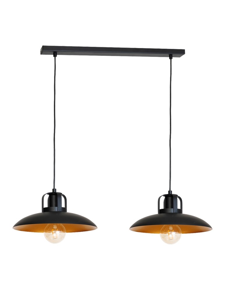 Pendant lamps on a strip - Milagro FELIX 2xE27 Pendant Lamp MLP3683 - product kolory-swiatla.pl 1