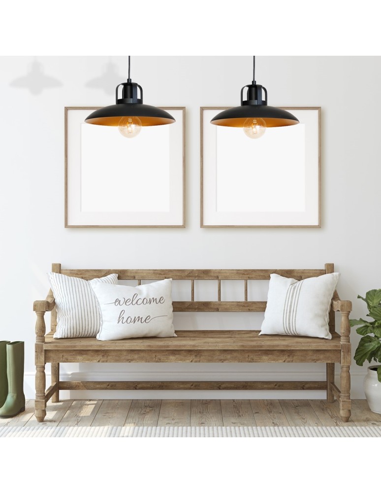 Pendant lamps on a strip - Milagro FELIX 2xE27 Pendant Lamp MLP3683 - product kolory-swiatla.pl 3