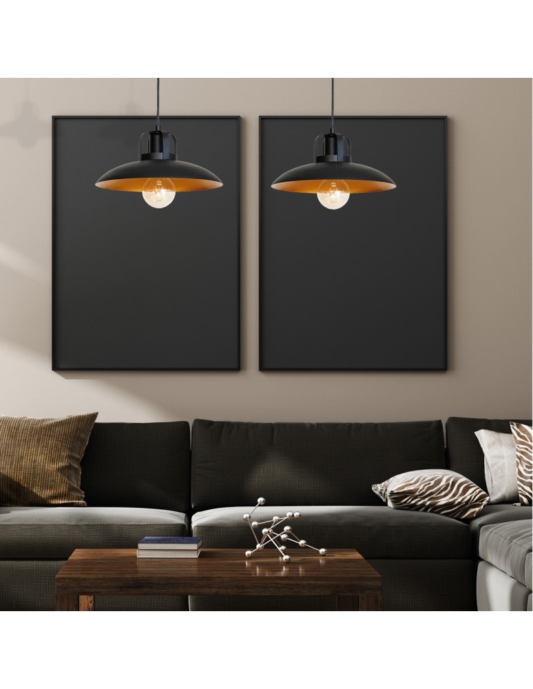 Pendant lamps on a strip - Milagro FELIX 2xE27 Pendant Lamp MLP3683 - product kolory-swiatla.pl 4