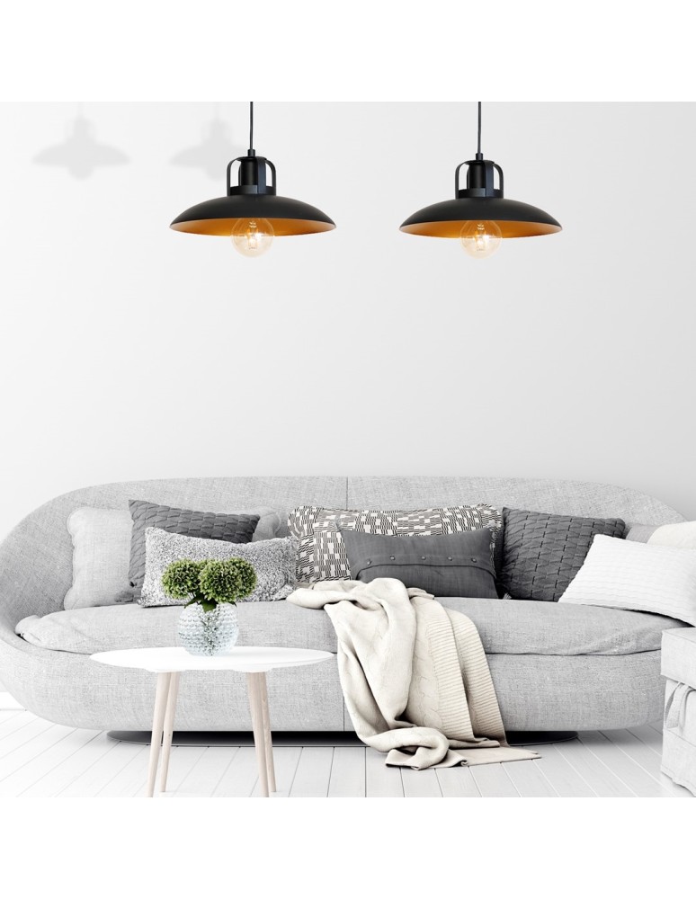 Pendant lamps on a strip - Milagro FELIX 2xE27 Pendant Lamp MLP3683 - product kolory-swiatla.pl 6