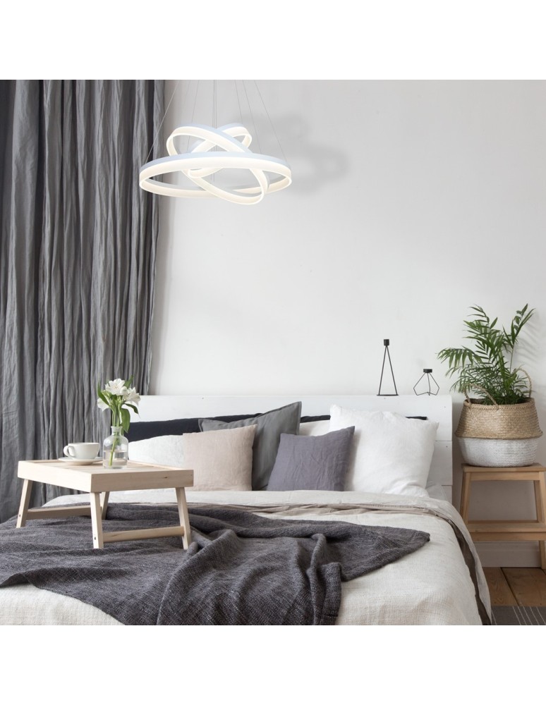 Pendant lamps circles - Milagro RING Pendant Lamp 4080 114W LED + PILOT ML4080 - product kolory-swiatla.pl 5