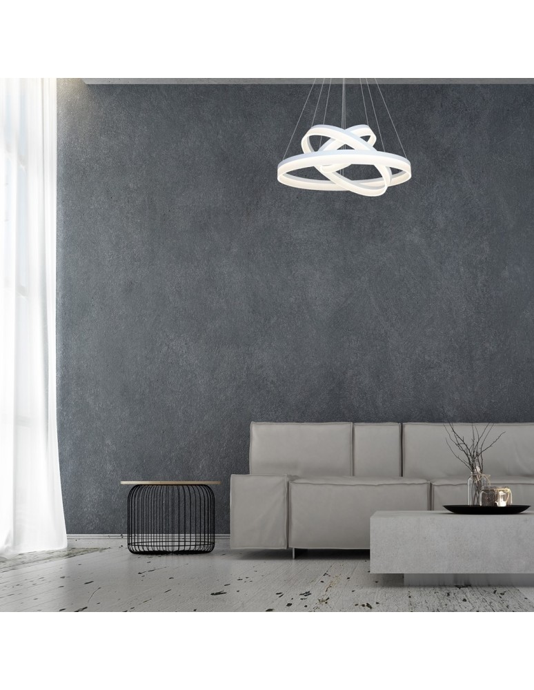 Pendant lamps circles - Milagro RING Pendant Lamp 4080 114W LED + PILOT ML4080 - product kolory-swiatla.pl 6