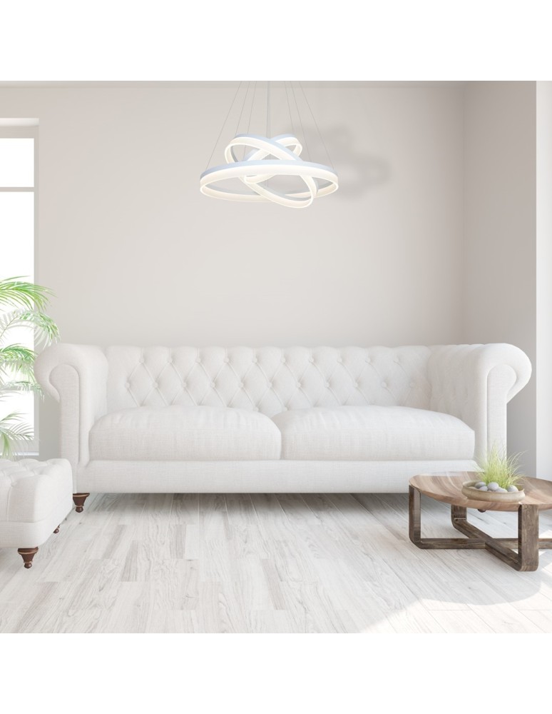 Pendant lamps circles - Milagro RING Pendant Lamp 4080 114W LED + PILOT ML4080 - product kolory-swiatla.pl 8