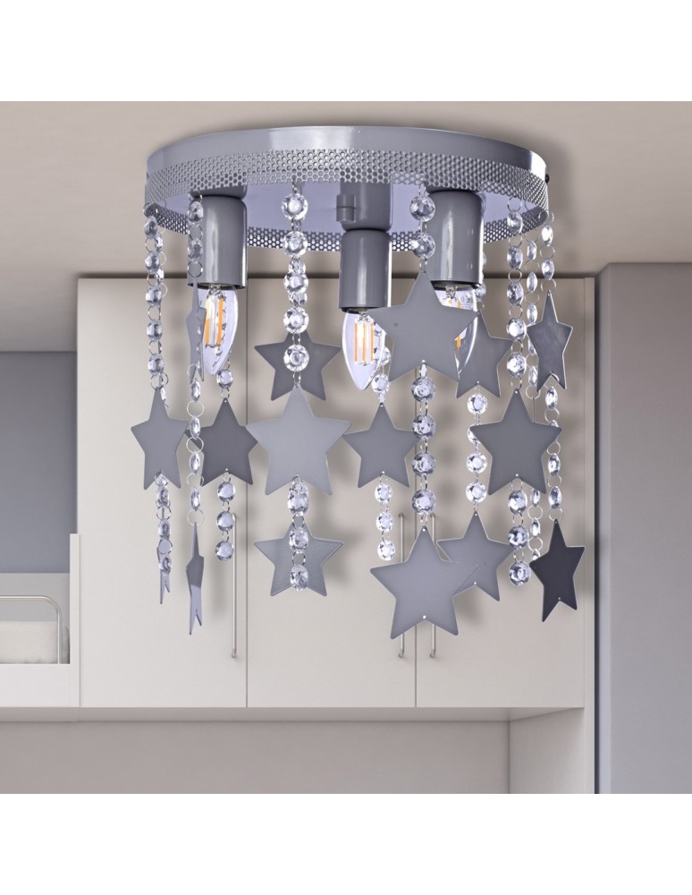 Children's ceiling lamps - Milagro STAR Ceiling Lamp 3xE27 MLP1130 - product kolory-swiatla.pl 6