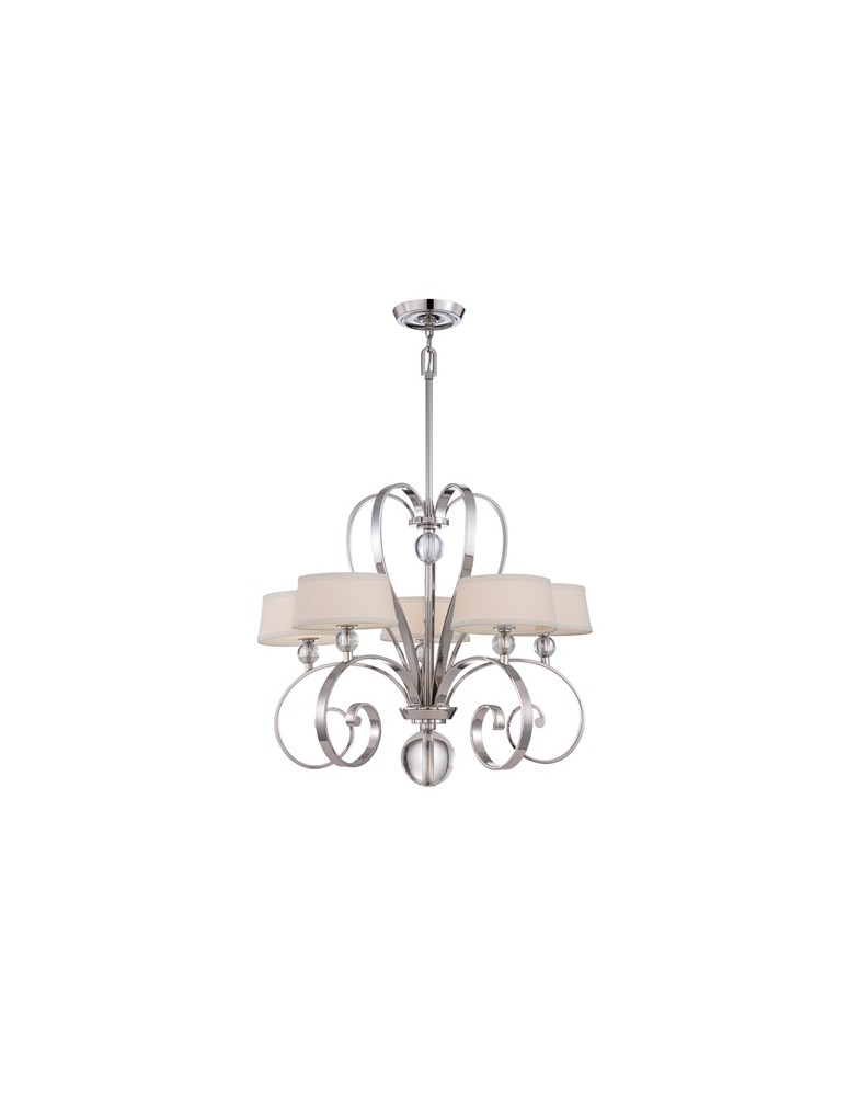Chandeliers - Quoizel MADISON MANOR 5x40W G9 QZ/MADISONM5 IS Pendant. - product kolory-swiatla.pl 1
