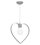 Children's pendant lamps - Milagro AMORE GREY 1xE27 pendant lamp MLP9822 - product 2