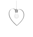 Children's pendant lamps - Milagro AMORE GREY 1xE27 pendant lamp MLP9822 - product 3