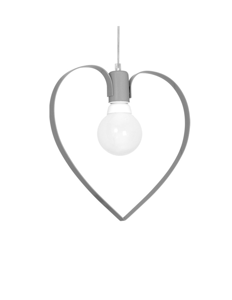 Children's pendant lamps - Milagro AMORE GREY 1xE27 pendant lamp MLP9822 - product kolory-swiatla.pl 4