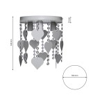 Children's ceiling lamps - Milagro CORAZON 3xE27 MLP1151 Ceiling Lamp. - product 8
