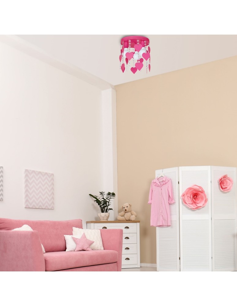 Children's ceiling lamps - Milagro CORAZON 3xE27 MLP1150 Ceiling Lamp. - product kolory-swiatla.pl 2