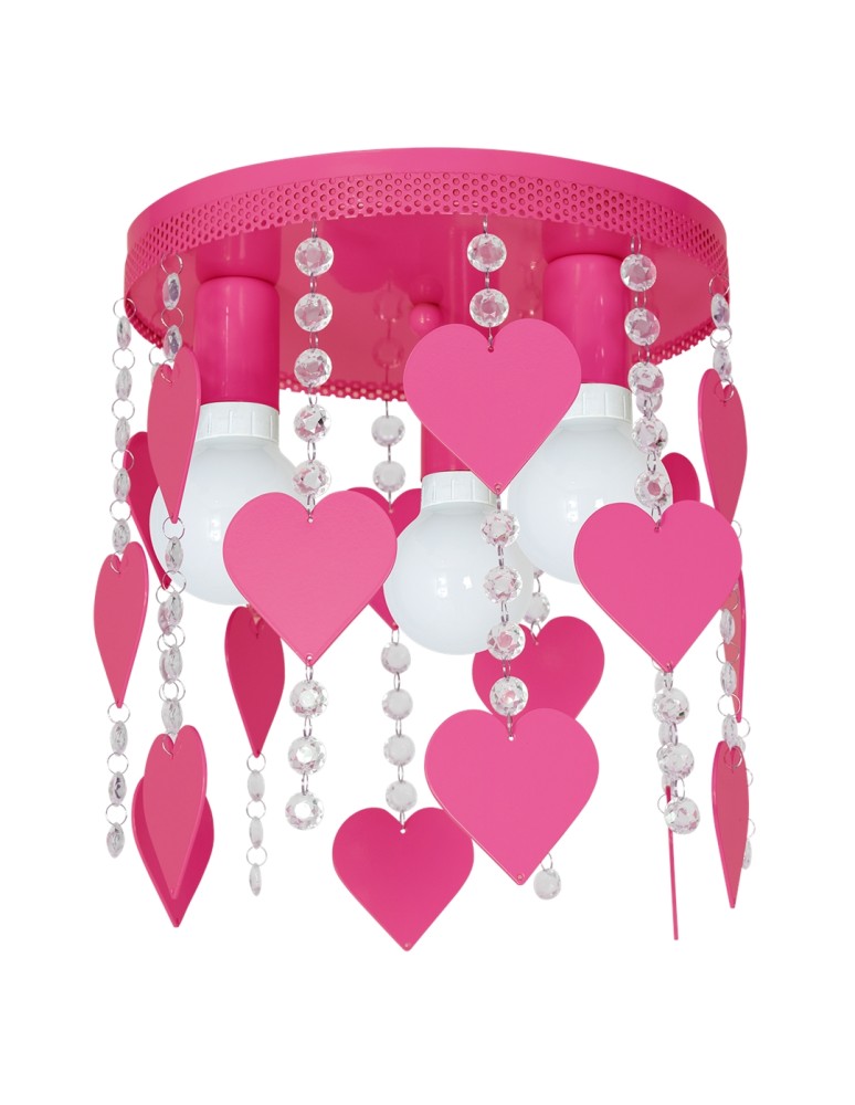 Children's ceiling lamps - Milagro CORAZON 3xE27 MLP1150 Ceiling Lamp. - product kolory-swiatla.pl 1