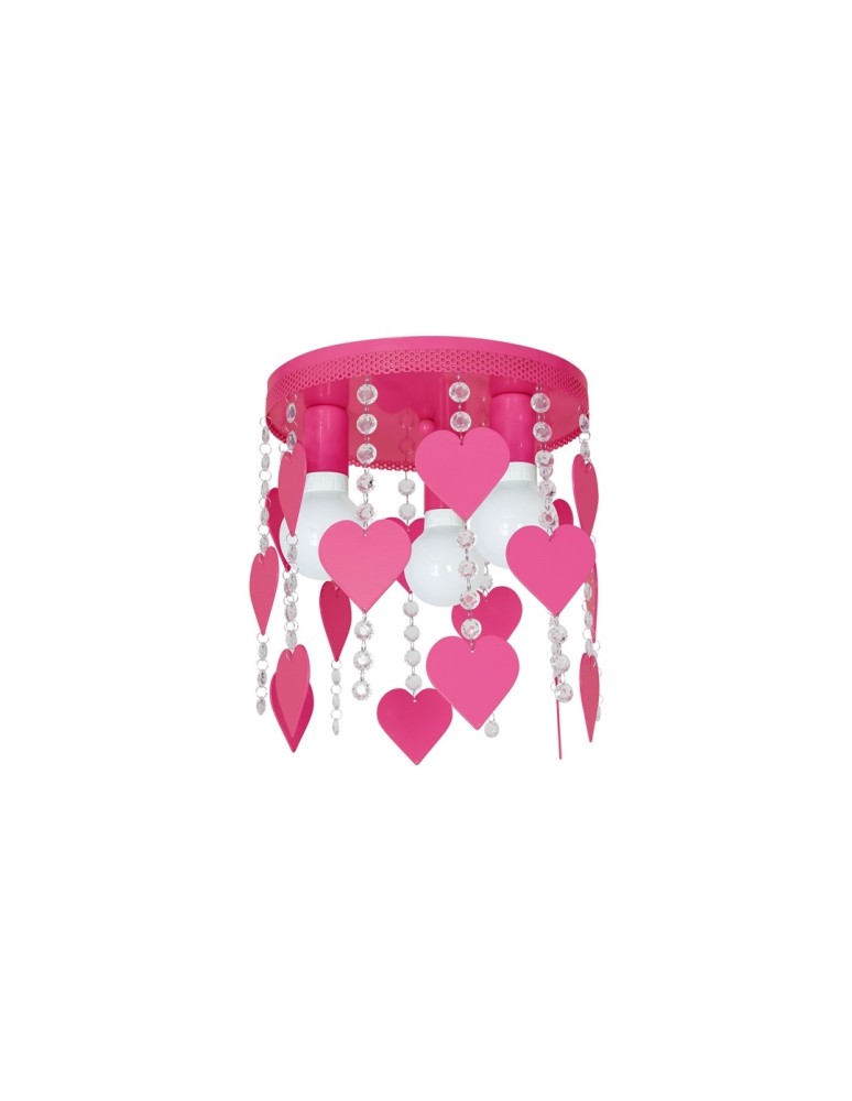 Children's ceiling lamps - Milagro CORAZON 3xE27 MLP1150 Ceiling Lamp. - product kolory-swiatla.pl 3