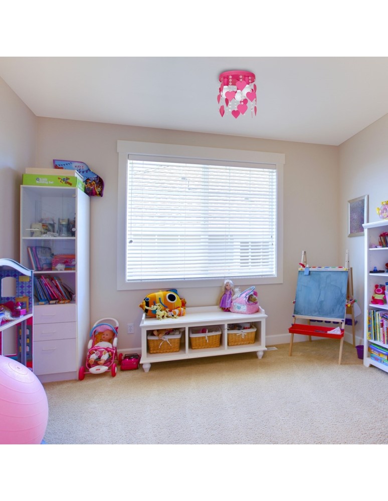 Children's ceiling lamps - Milagro CORAZON 3xE27 MLP1150 Ceiling Lamp. - product kolory-swiatla.pl 5