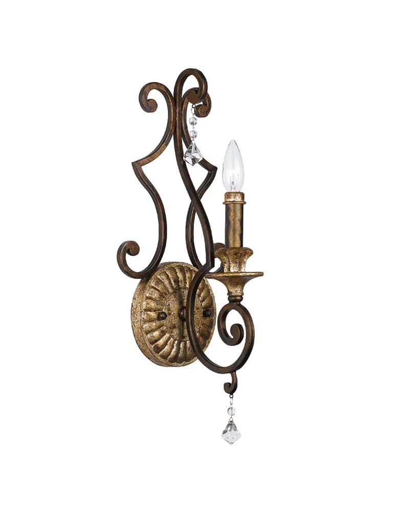 Wall lamps - Quoizel MARQUETTE 1x60W E14 QZ/MARQUETTE1 Wall lamp. - product kolory-swiatla.pl 1