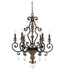 Chandelier chandeliers - Quoizel MARQUETTE 6x60W E14 QZ/MARQUETTE6/A Pendant. - product 1