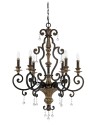 Quoizel MARQUETTE 6x60W E14 QZ/MARQUETTE6/A Pendant.