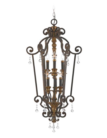 Quoizel MARQUETTE 6x60W E14 QZ/MARQUETTE6/B Pendant.
