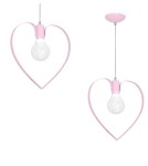 Children's pendant lamps - Milagro AMORE PINK 1xE27 pendant lamp MLP9953 - product 1
