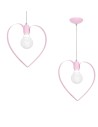 Milagro Lampa wisząca AMORE PINK 1xE27 MLP9953