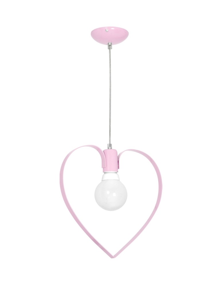 Children's pendant lamps - Milagro AMORE PINK 1xE27 pendant lamp MLP9953 - product kolory-swiatla.pl 2