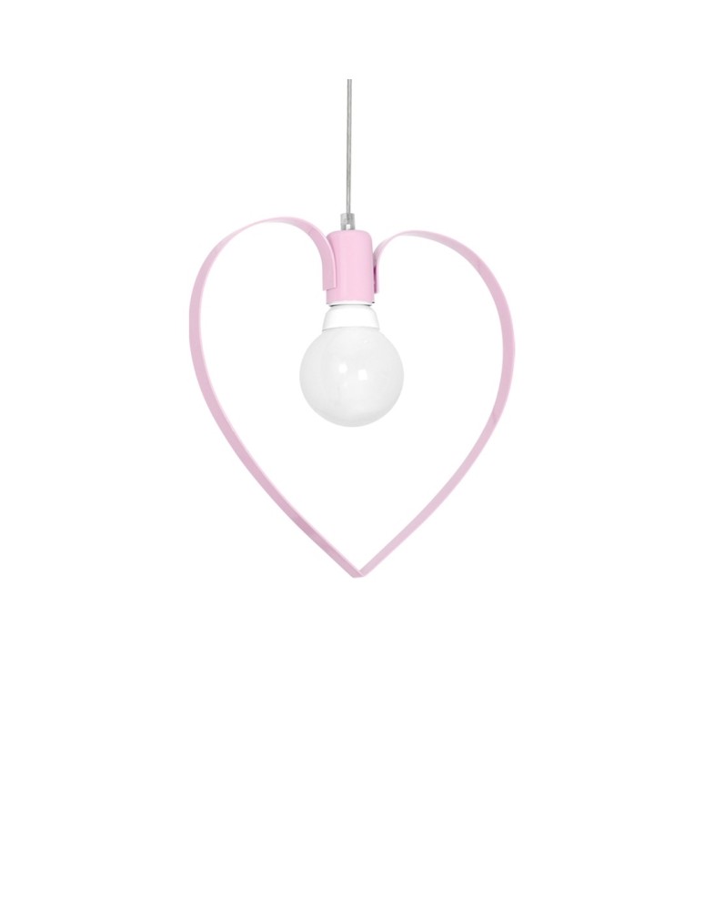 Children's pendant lamps - Milagro AMORE PINK 1xE27 pendant lamp MLP9953 - product kolory-swiatla.pl 3