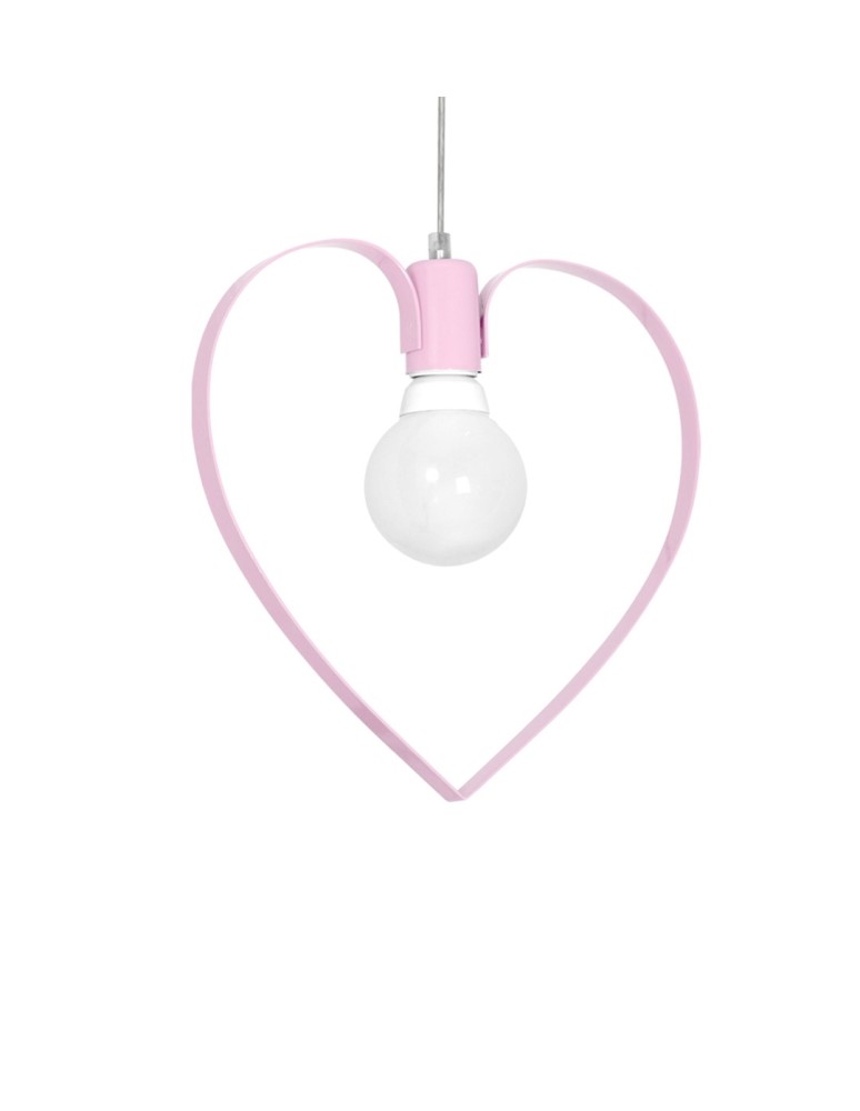 Children's pendant lamps - Milagro AMORE PINK 1xE27 pendant lamp MLP9953 - product kolory-swiatla.pl 4