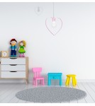 Children's pendant lamps - Milagro AMORE PINK 1xE27 pendant lamp MLP9953 - product 7