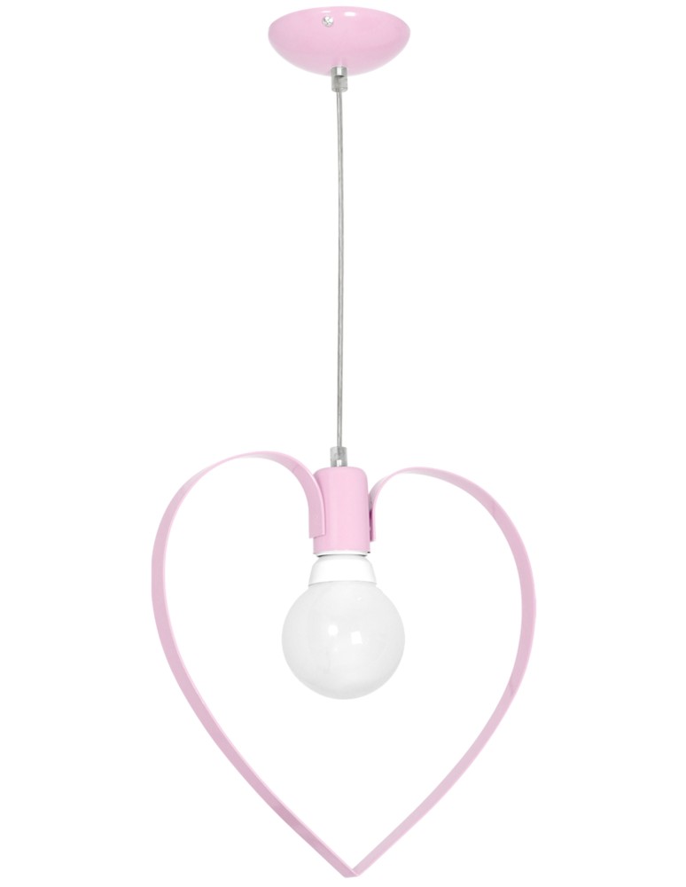 Children's pendant lamps - Milagro AMORE PINK 1xE27 pendant lamp MLP9953 - product kolory-swiatla.pl 10