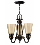 Retro chandeliers - Hinkley MAYFLOWER Pendant 3x100W E27 HK/MAYFLOWER3. - product 1