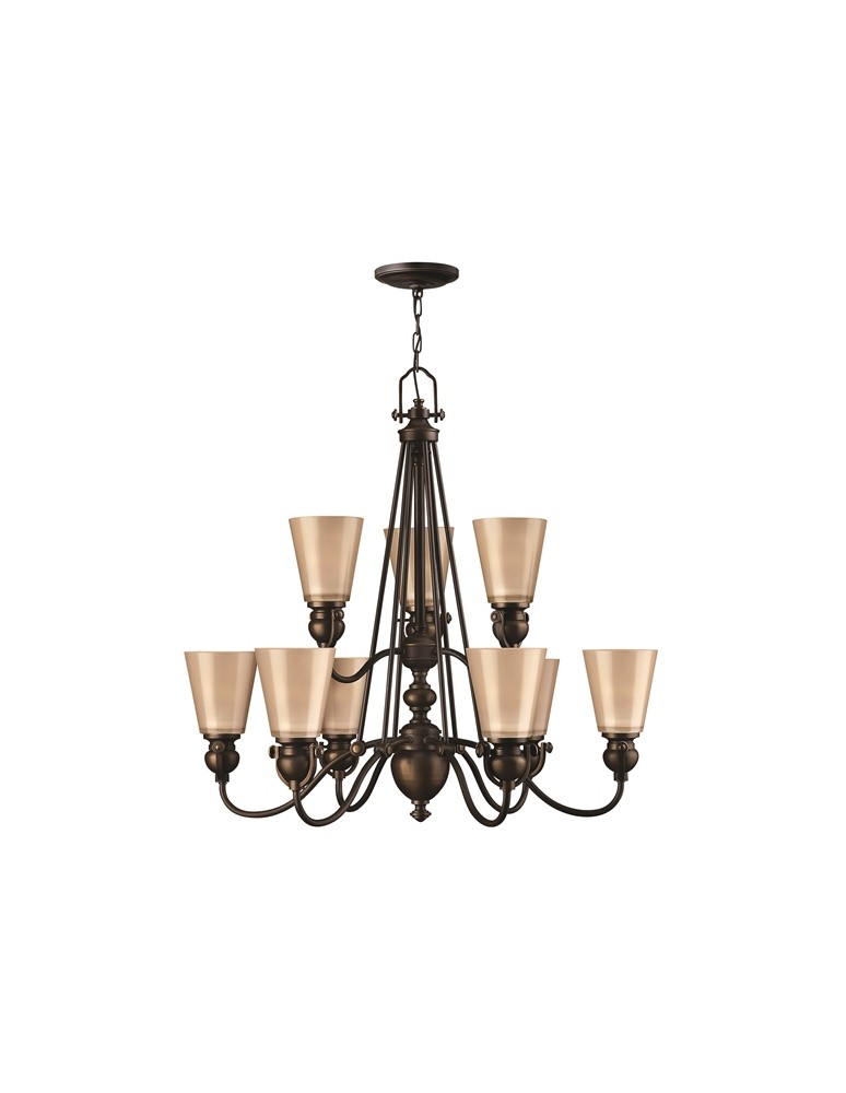 Chandeliers - Hinkley MAYFLOWER 9x60W E27 Pendant HK/MAYFLOWER9 - product kolory-swiatla.pl 1