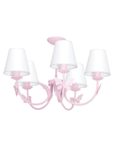 Milagro Chandelier ALICE PINK 5xE14 MLP964