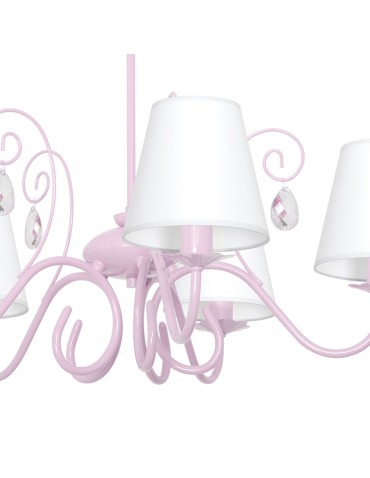 Milagro Chandelier SARA PINK 5xE14 MLP1052 - product 2