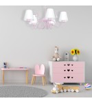 Children's pendant lamps - Milagro Chandelier SARA PINK 5xE14 MLP1052 - product 3