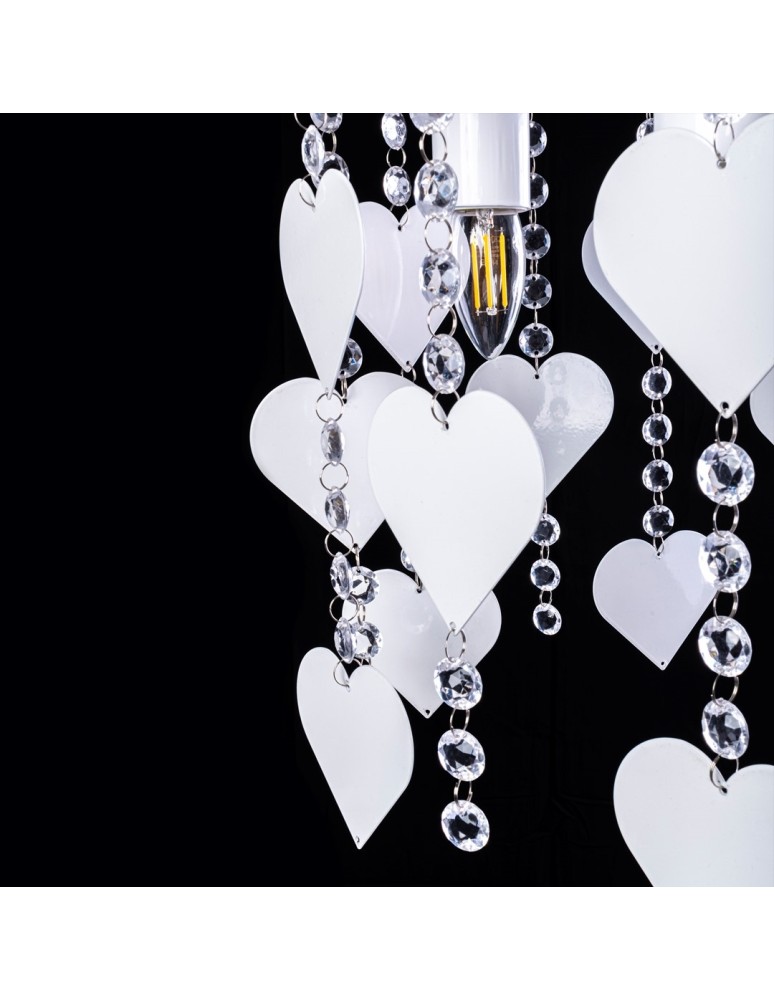 Children's ceiling lamps - Milagro CORAZON 3xE27 MLP1148 Ceiling Lamp. - product kolory-swiatla.pl 3