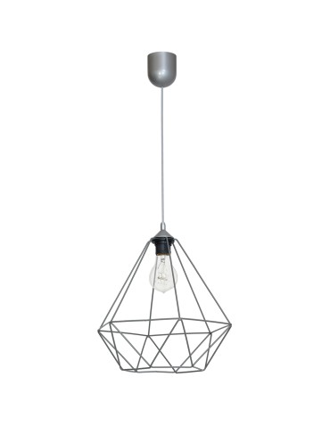 Milagro Lampa wisząca BASKET GRAY 1xE27 MLP7216
