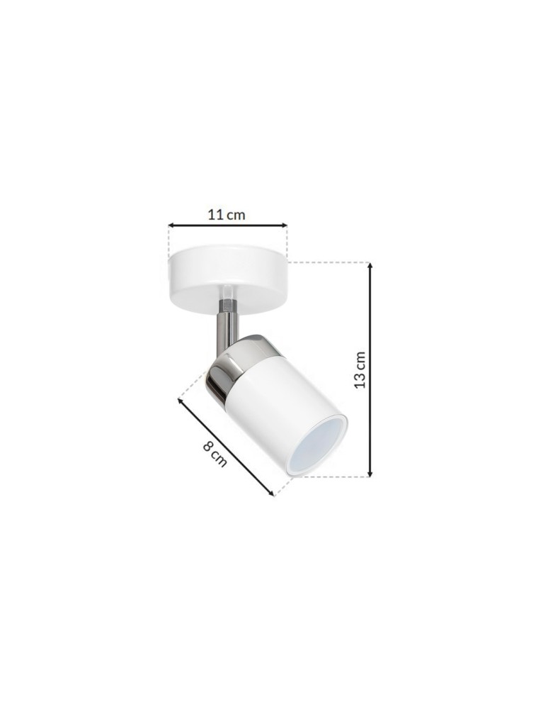 Adjustable ceiling lamps - spots - Milagro Wall lamp JOKER WHITE 1xGU10 MLP898 - product kolory-swiatla.pl 7