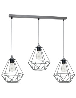 Milagro Lampa wisząca BASKET GRAY 3xE27 MLP7217