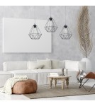 Milagro Lampa wisząca BASKET GRAY 3xE27 MLP7217