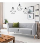 Milagro Lampa wisząca BASKET GRAY 3xE27 MLP7217