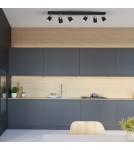 Adjustable ceiling lamps - spots - Milagro JOKER BLACK 6xGU10 MLP1340 ceiling lamp. - product 6